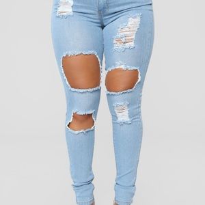 Fashion nova high waist skinny jeans